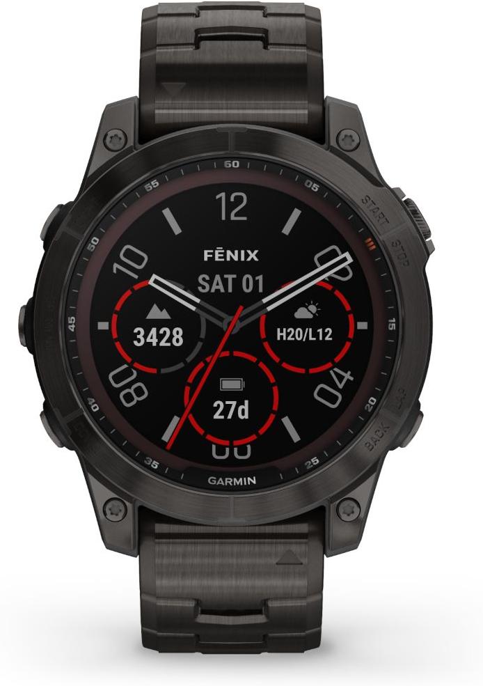 Garmin FENIX® 7 SAPPHIRE SOLAR TITAN 010-02540-39 Smartwatch