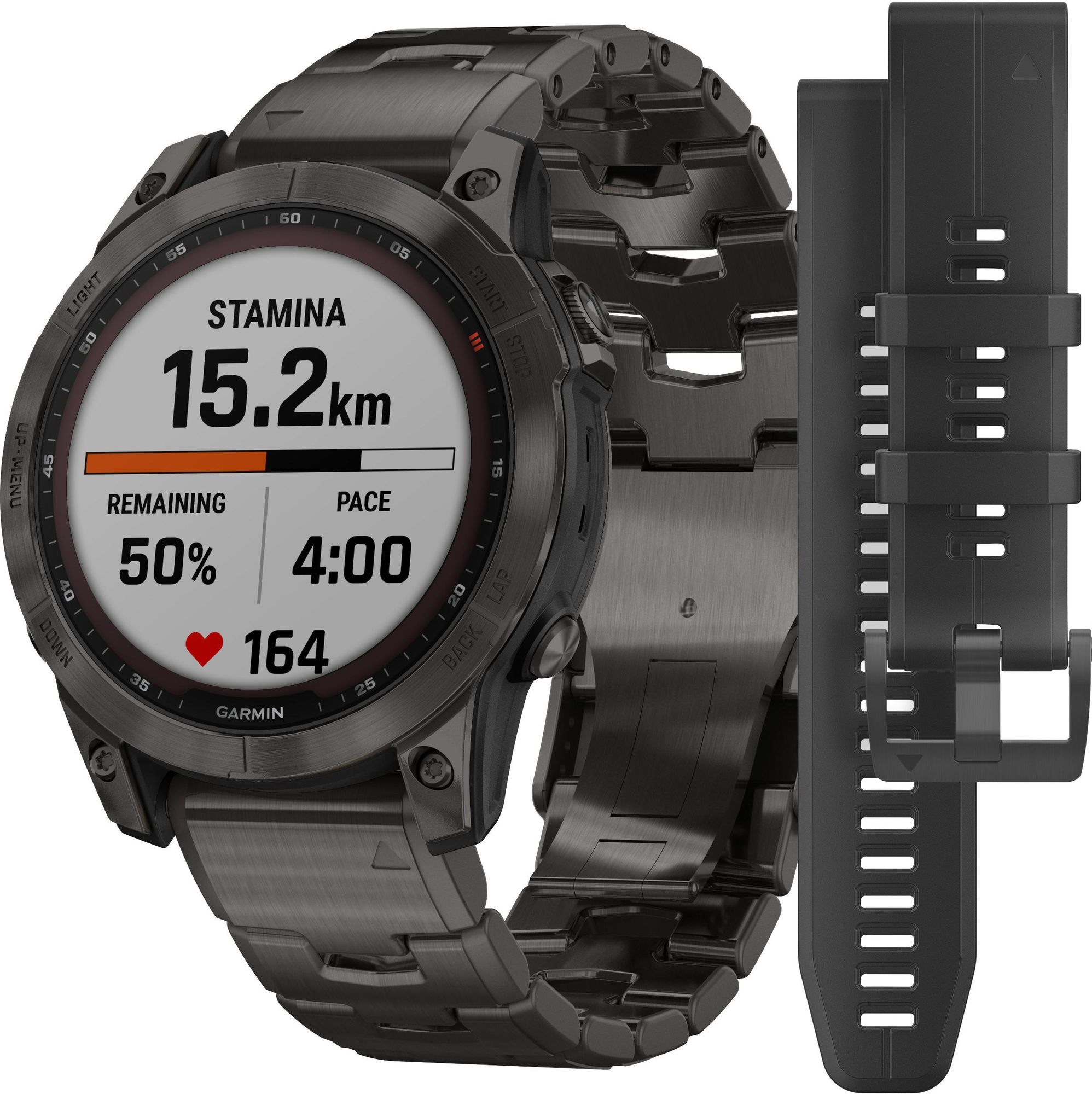 Garmin FENIX® 7 SAPPHIRE SOLAR TITAN 010-02540-39 Smartwatch