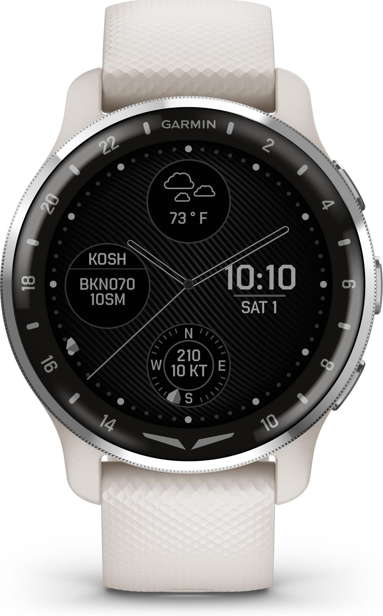 Garmin D2™ Air X10 010-02496-13 Smartwatch Bluetooth, GPS, Pulsmessung