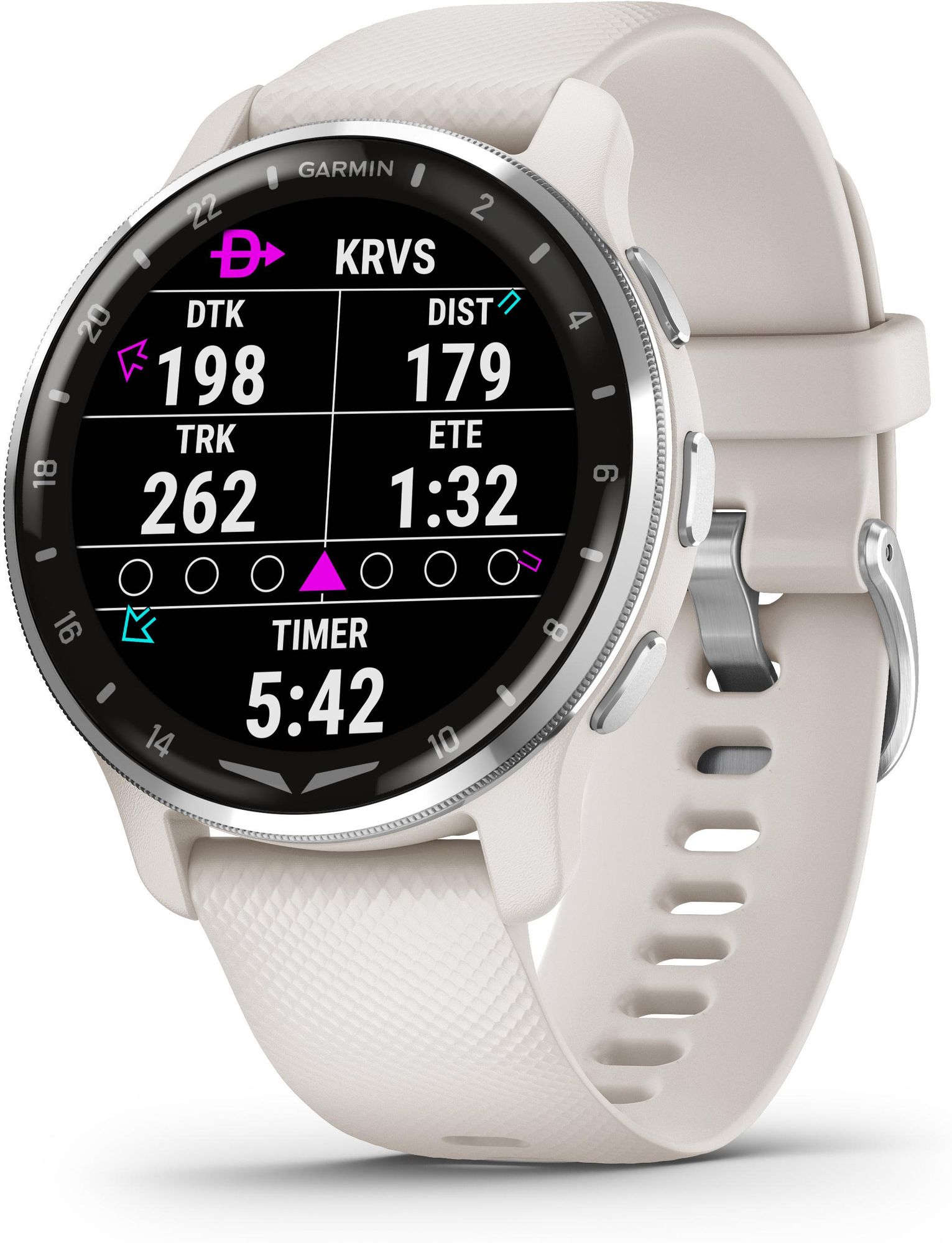 Garmin D2™ Air X10 010-02496-13 Smartwatch Bluetooth, GPS, Pulsmessung