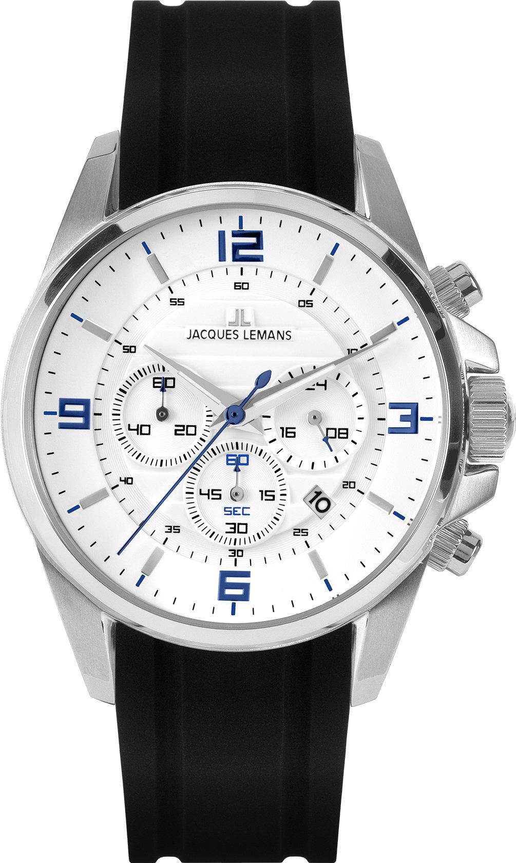 Jacques Lemans 1-2118B 1-2118B Chronographe pour homme