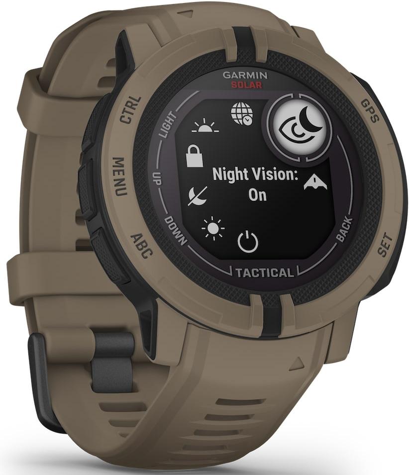 Garmin INSTINCT 2 SOLAR TACTICAL EDITION 010-02627-04 Smartwatch Bluetooth, GPS, Pulsmessung Garmin INSTINCT 2 SOLAR TACTICAL EDITION 010-02627-04 Smartwatch Bluetooth, GPS, Pulsmessung