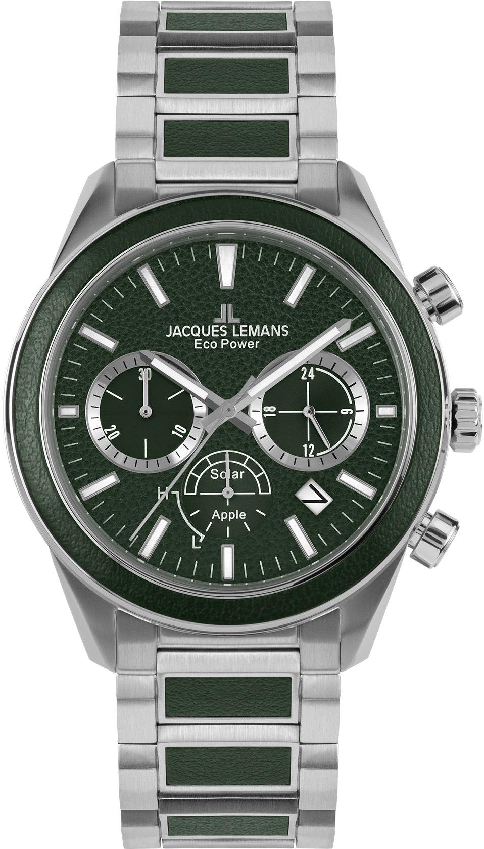 Jacques Lemans Eco Power 1-2115G Chronographe pour homme