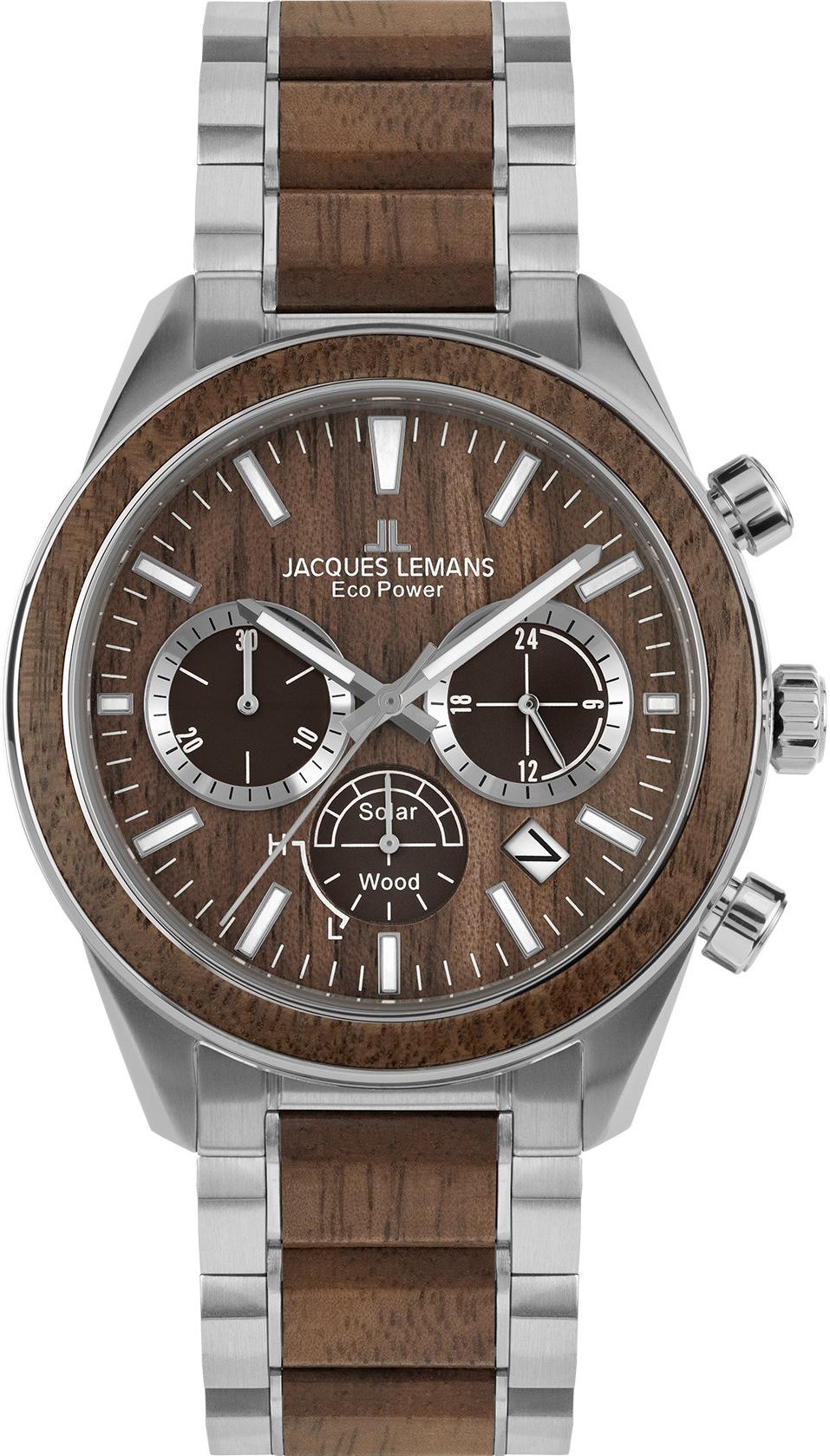 Jacques Lemans Eco Power 1-2115J Chronographe pour homme