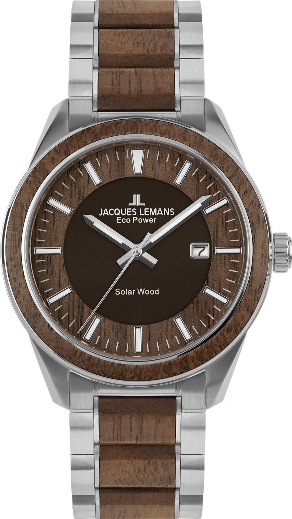 Jacques Lemans Eco Power 1-2116H Heren armbandhorloge