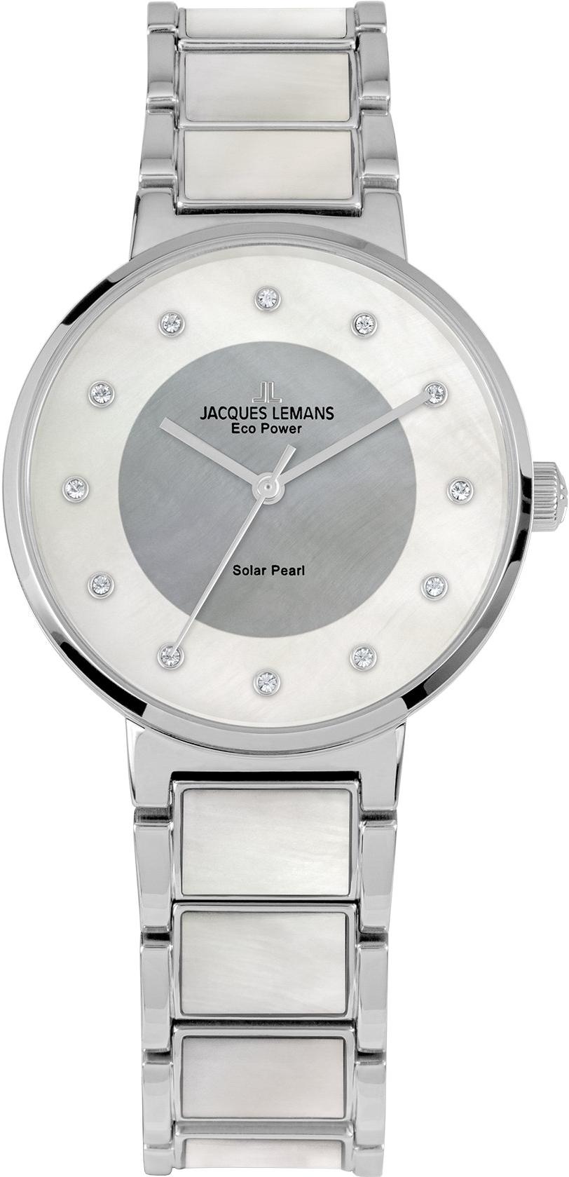 Jacques Lemans Eco Power 1-2108B Dames armbandhorloge