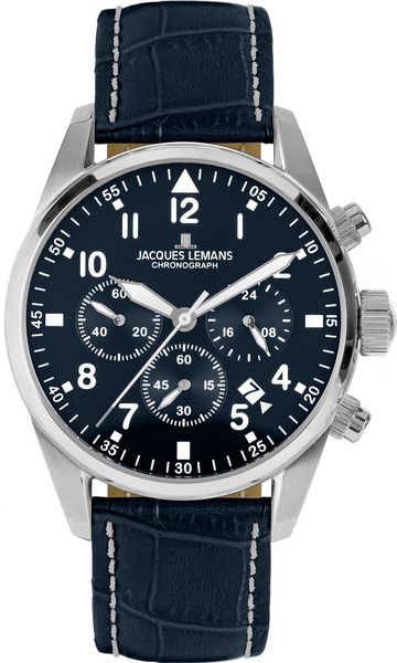Jacques Lemans Barcelona 42-2B Herenchronograaf Jacques Lemans Barcelona 42-2B Herenchronograaf