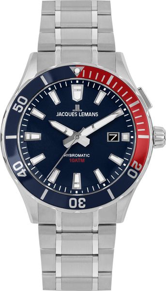 Jacques Lemans Hybromatic 1-2131E Automatic Mens Watch Jacques Lemans Hybromatic 1-2131E Automatic Mens Watch