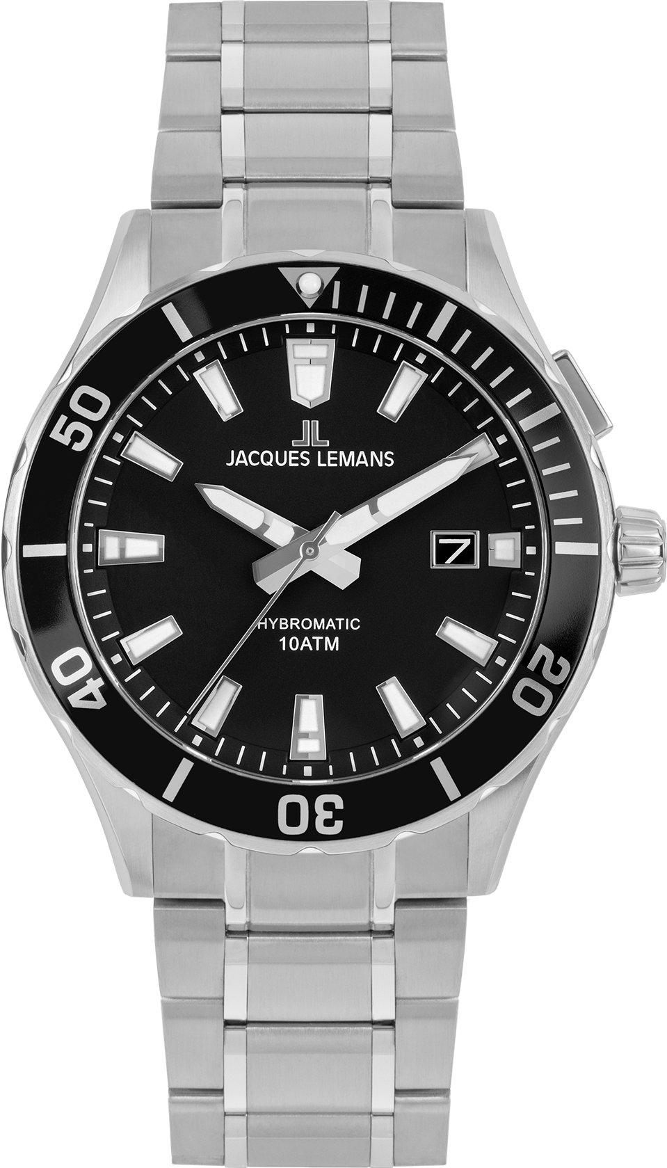 Jacques Lemans Hybromatic 1-2131D Montre Automatique pour hommes