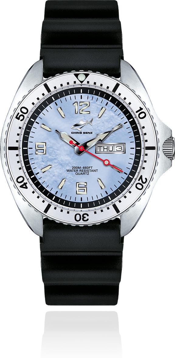 Chris Benz CHRIS BENZ ONE MAN CBO-H-KB-SI Heren armbandhorloge