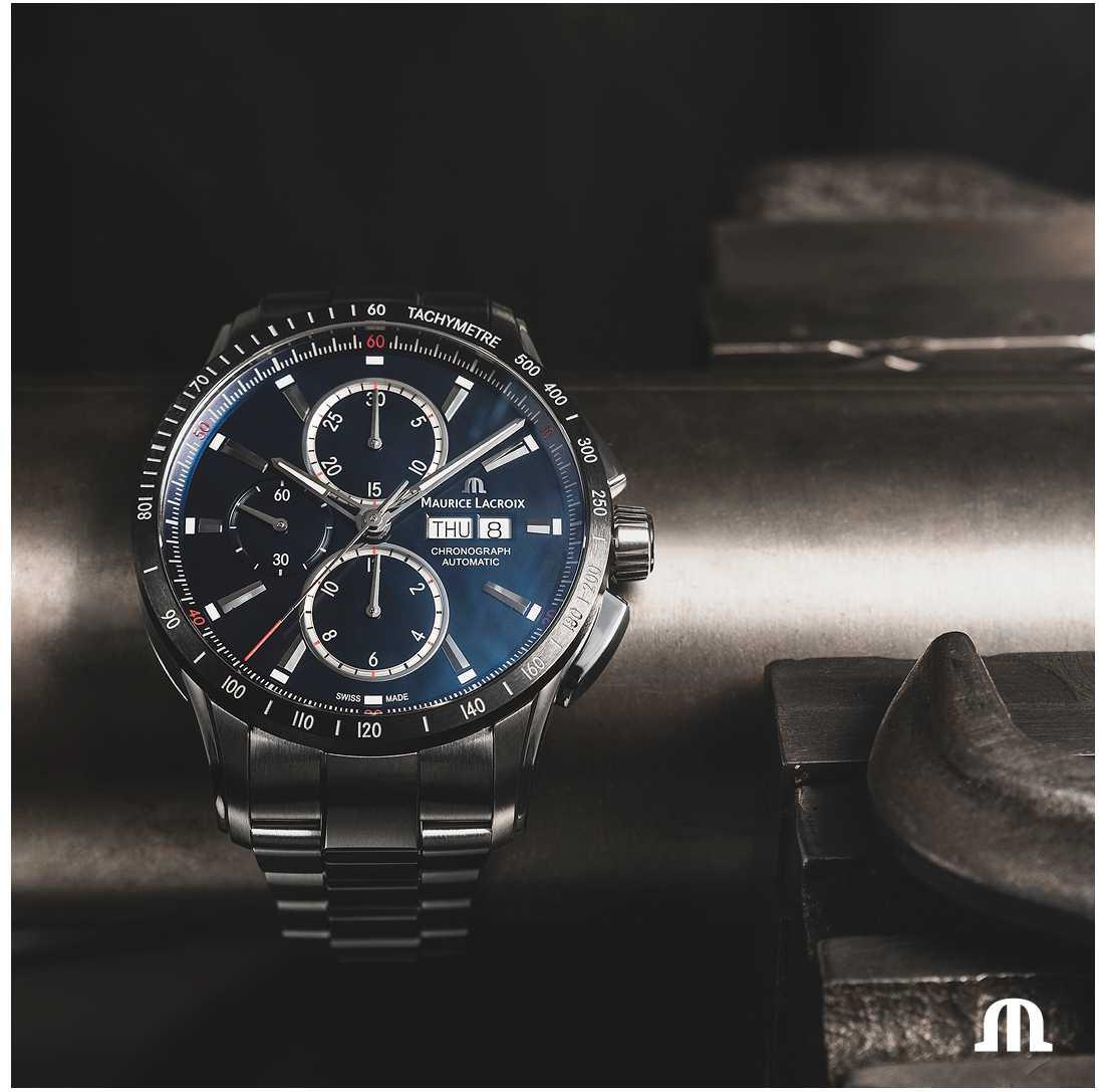 Maurice Lacroix Pontos PT6038-SSL22-430-1 Herren Automatikchronograph