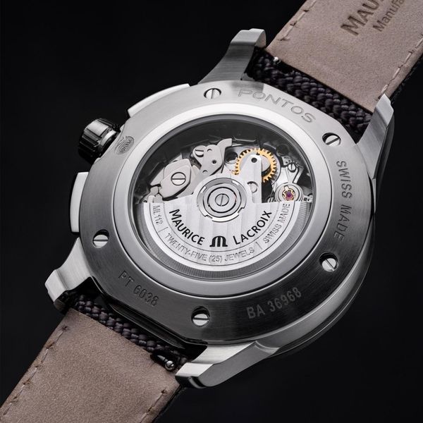 Maurice Lacroix Pontos PT6038-SSL2H-430-C Automatic Mens Chronograph With spare bracelet Maurice Lacroix Pontos PT6038-SSL2H-430-C Automatic Mens Chronograph With spare bracelet