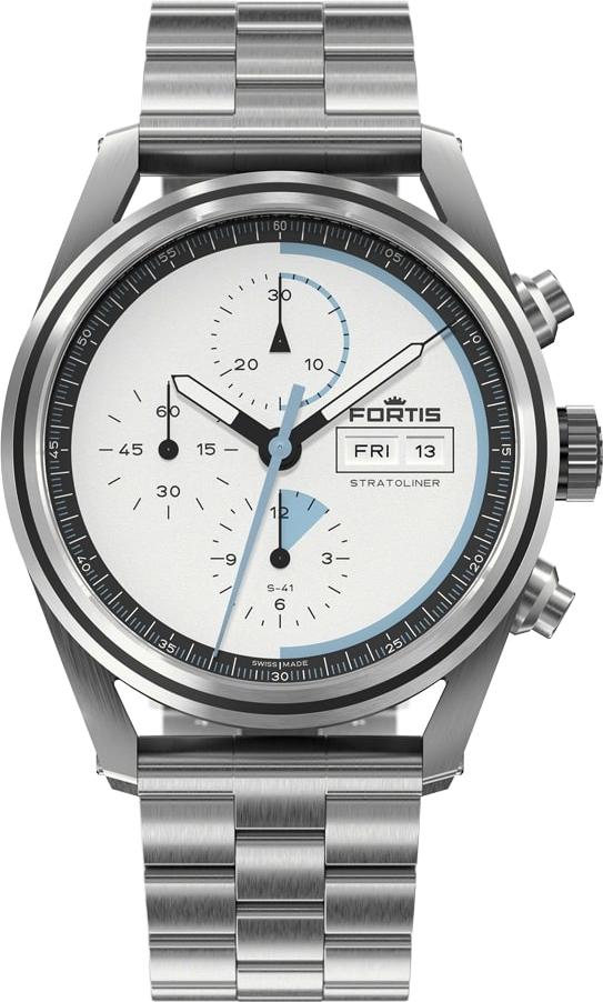 Fortis S-41 "White Dust" F2340006 Herren Automatikuhr