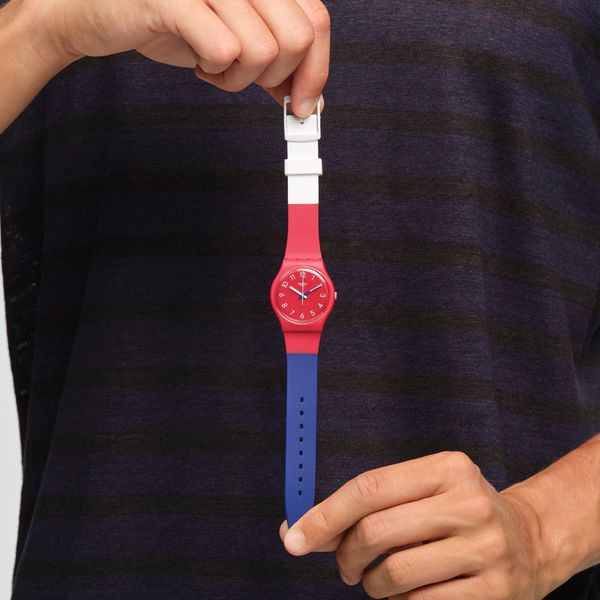 Swatch COLORE BLOCCO SO28R112 Orologio unisex Swatch COLORE BLOCCO SO28R112 Orologio unisex
