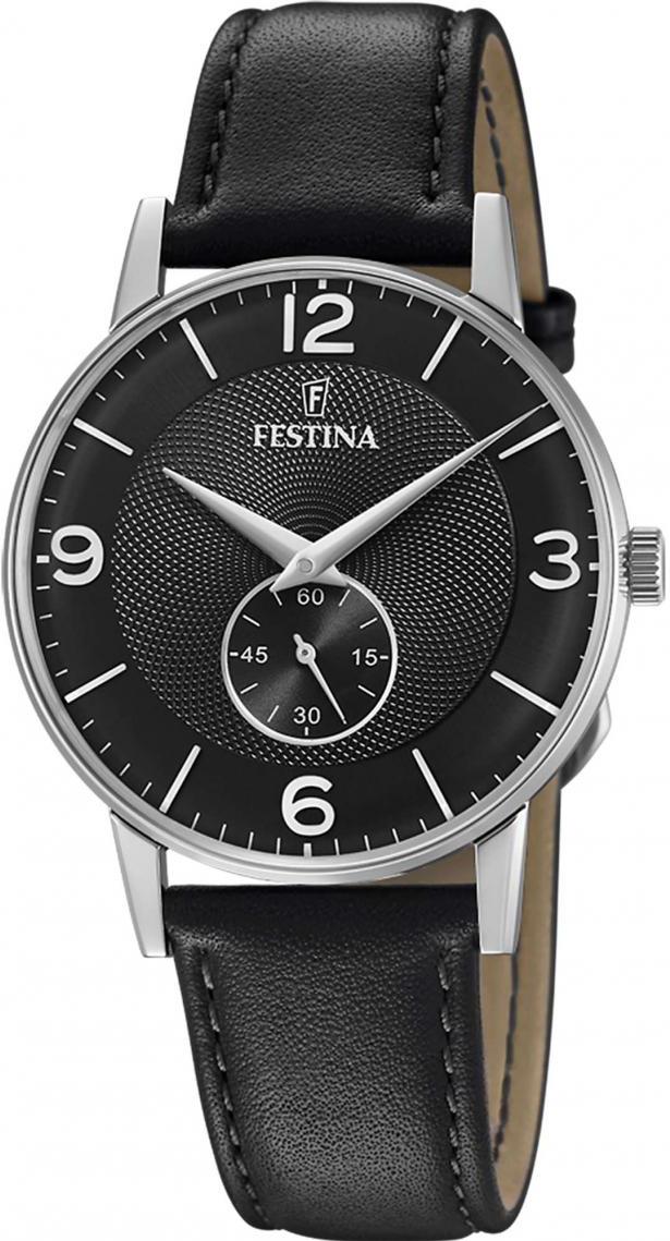 Festina Lederband klassisch F20566/4 Mens Wristwatch