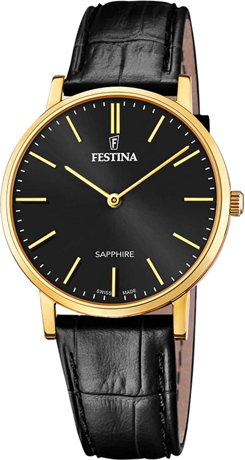 Festina Swiss Made F20016/3 Heren armbandhorloge