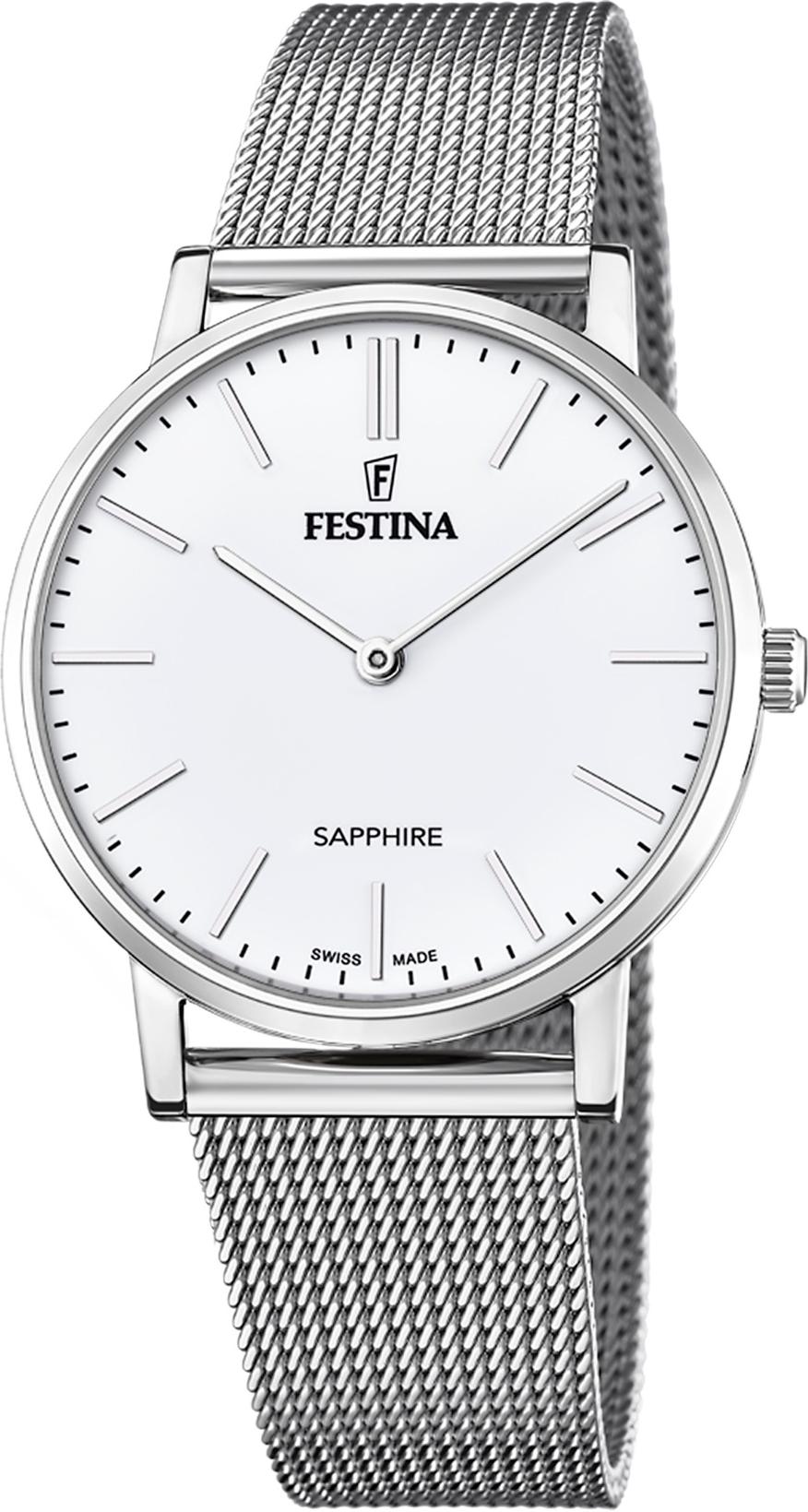 Festina Swiss Made F20014/1 Heren armbandhorloge