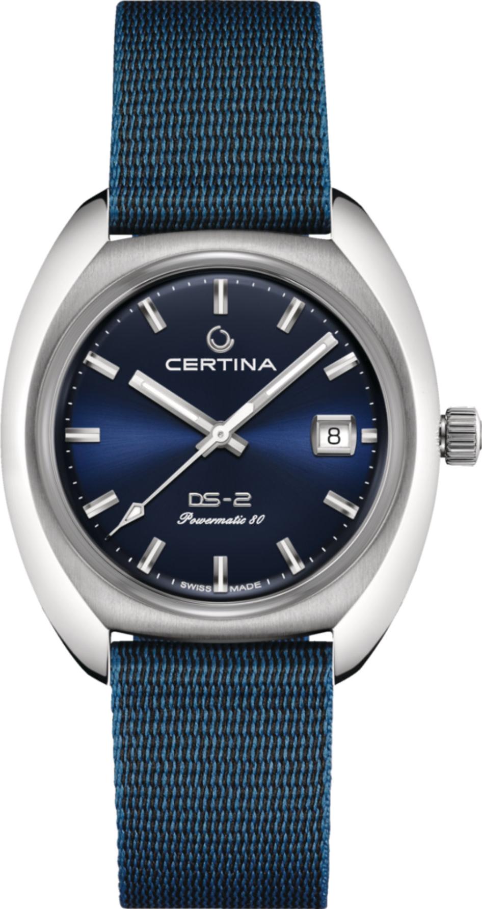 Certina Heritage DS-2 Powermatic C024.407.18.041.00 Herren Automatikuhr 80h Gangreserve