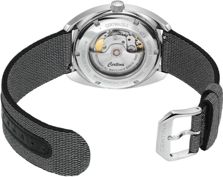 Certina Heritage DS-2 Powermatic C024.407.18.031.00 Montre Automatique pour hommes Réserve de marche de 80 heures Certina Heritage DS-2 Powermatic C024.407.18.031.00 Montre Automatique pour hommes Réserve de marche de 80 heures