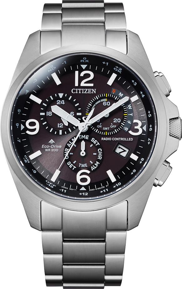 Citizen Eco Drive Radio Controlled Citizen CB5920-86E Orologio a controllo radio uomo Funzionamento a energia solare