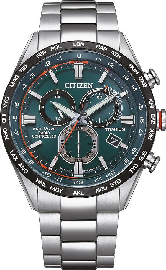 Citizen Eco Drive Funkuhr Citizen CB5946-82X Reloj radiocontrolado para hombres Alimentación Solar