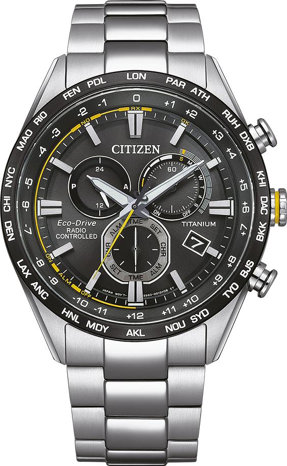 Citizen Eco Drive Radio Controlled Citizen CB5947-80E Orologio a controllo radio uomo Funzionamento a energia solare