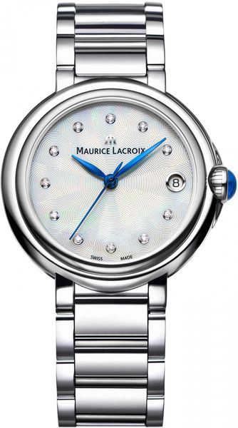 Maurice Lacroix Fiaba Round FA1004-SS002-170 Damenarmbanduhr mit echten Diamanten Maurice Lacroix Fiaba Round FA1004-SS002-170 Damenarmbanduhr mit echten Diamanten