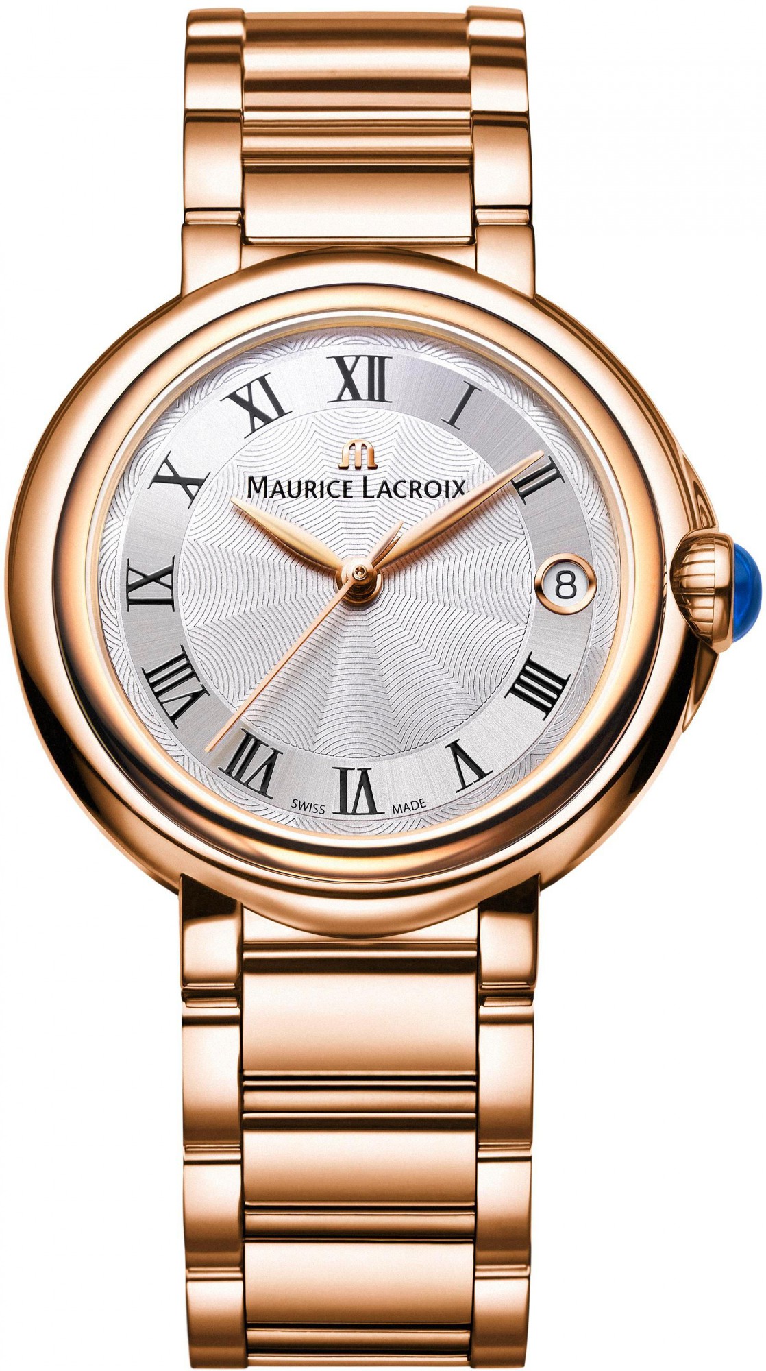 Maurice Lacroix Fiaba Round FA1004-PVP06-110-1 Damenarmbanduhr Sehr Elegant