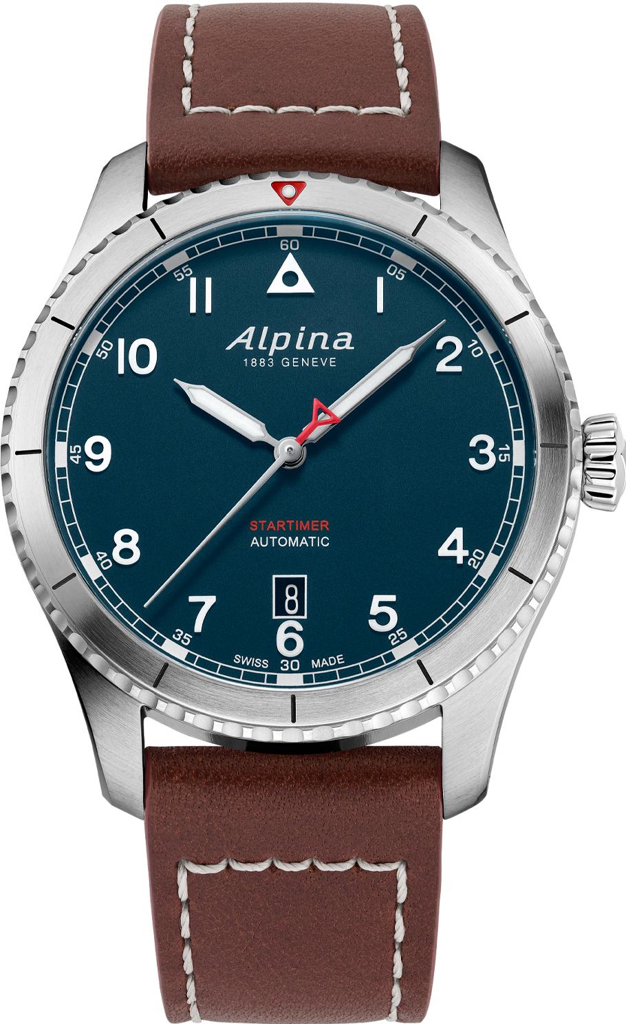 Alpina Geneve PILOT QUARTZ CHRONOGRAPH AL-525NW4S26 Automatisch horloge voor heren