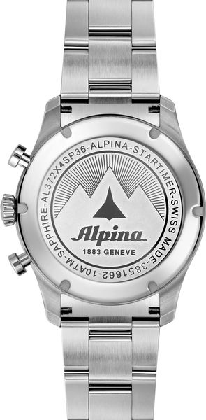 Alpina Geneve PILOT QUARTZ CHRONOGRAPH AL-372BW4S26B Cronógrafo para hombres Alpina Geneve PILOT QUARTZ CHRONOGRAPH AL-372BW4S26B Cronógrafo para hombres