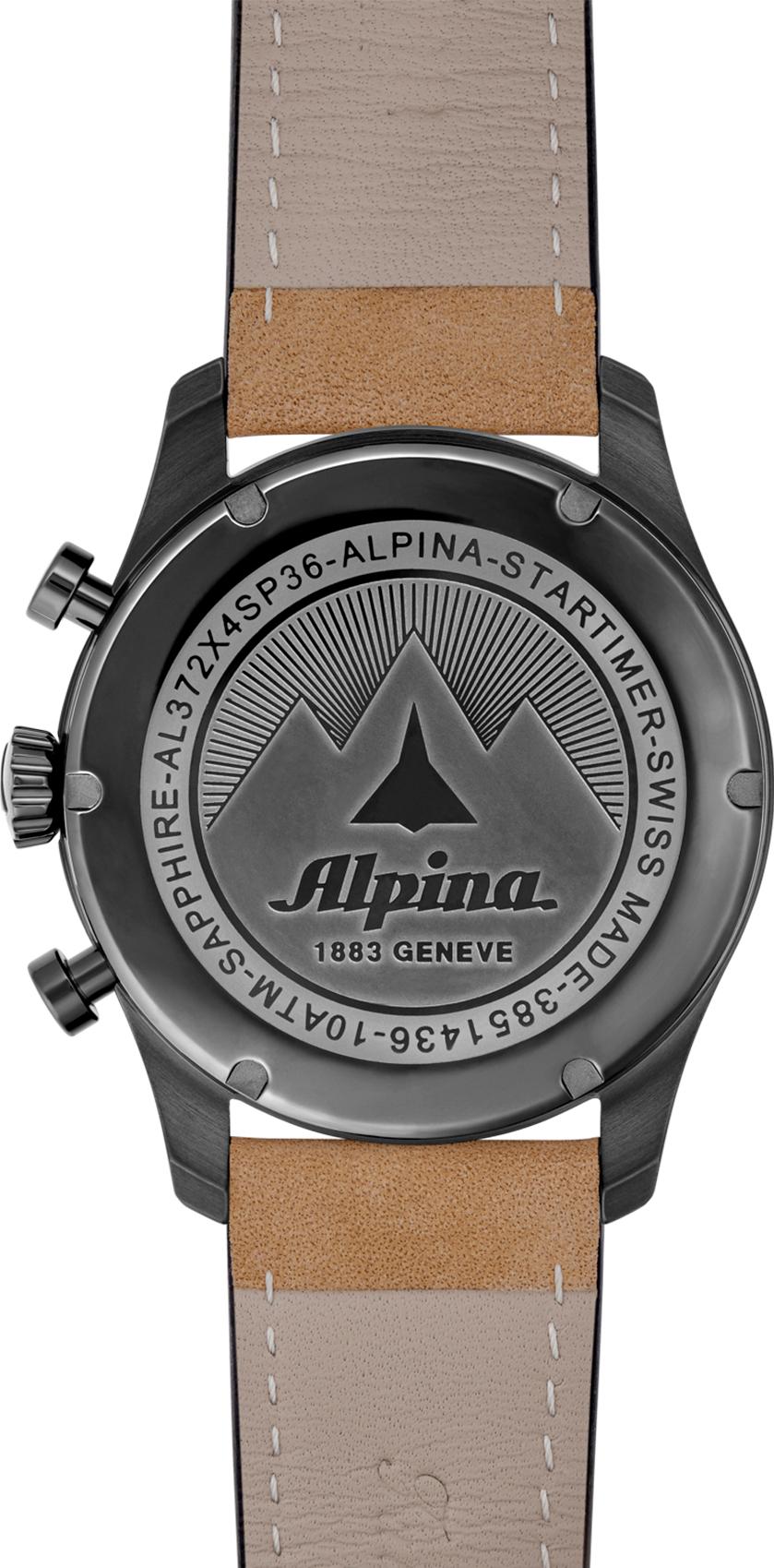 Alpina Geneve PILOT QUARTZ CHRONOGRAPH AL-372GR4FBS26 Herrenchronograph