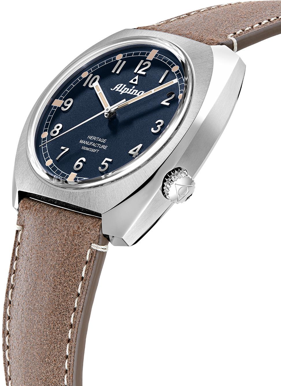 Alpina Geneve PILOT HERITAGE MANUFACTURE AL-709AN4SH6 Heren armbandhorloge