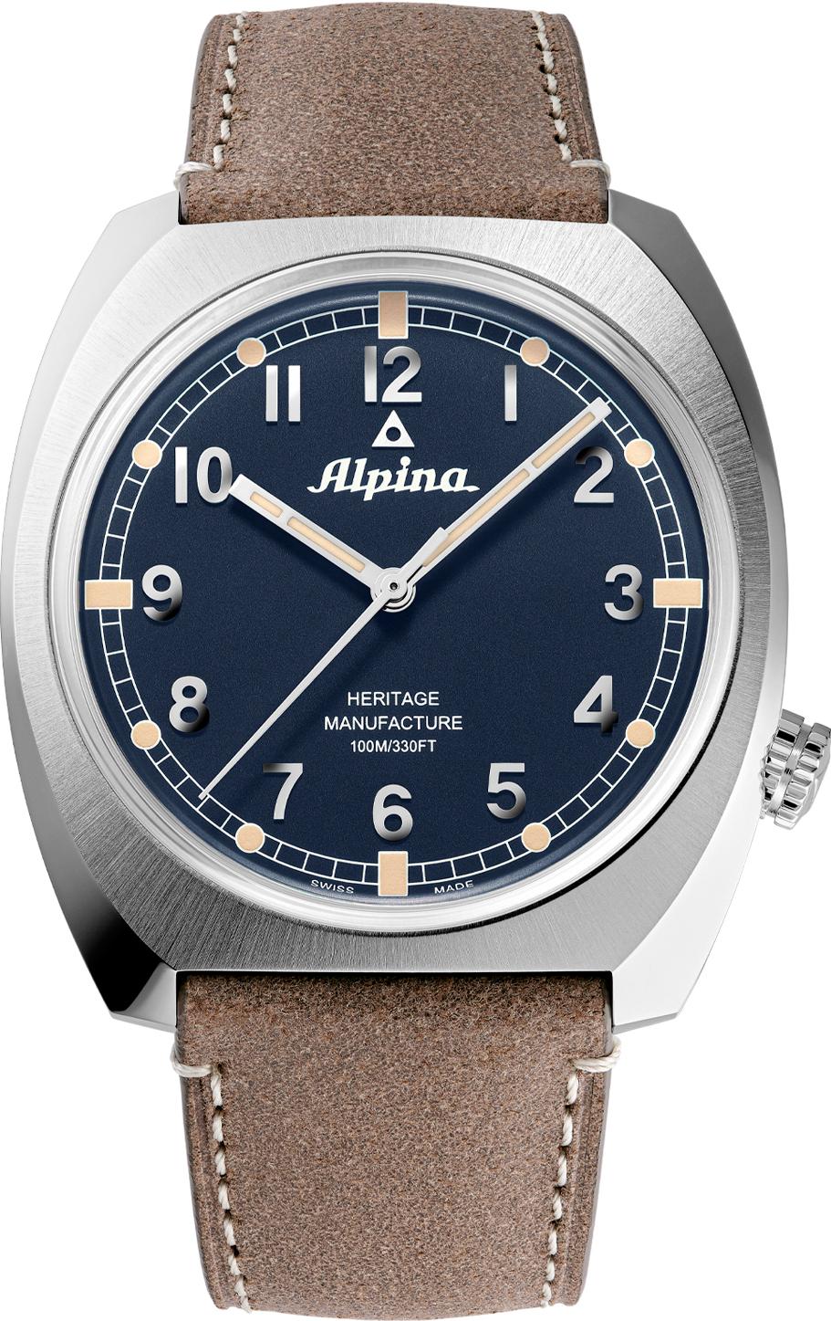 Alpina Geneve PILOT HERITAGE MANUFACTURE AL-709AN4SH6 Heren armbandhorloge