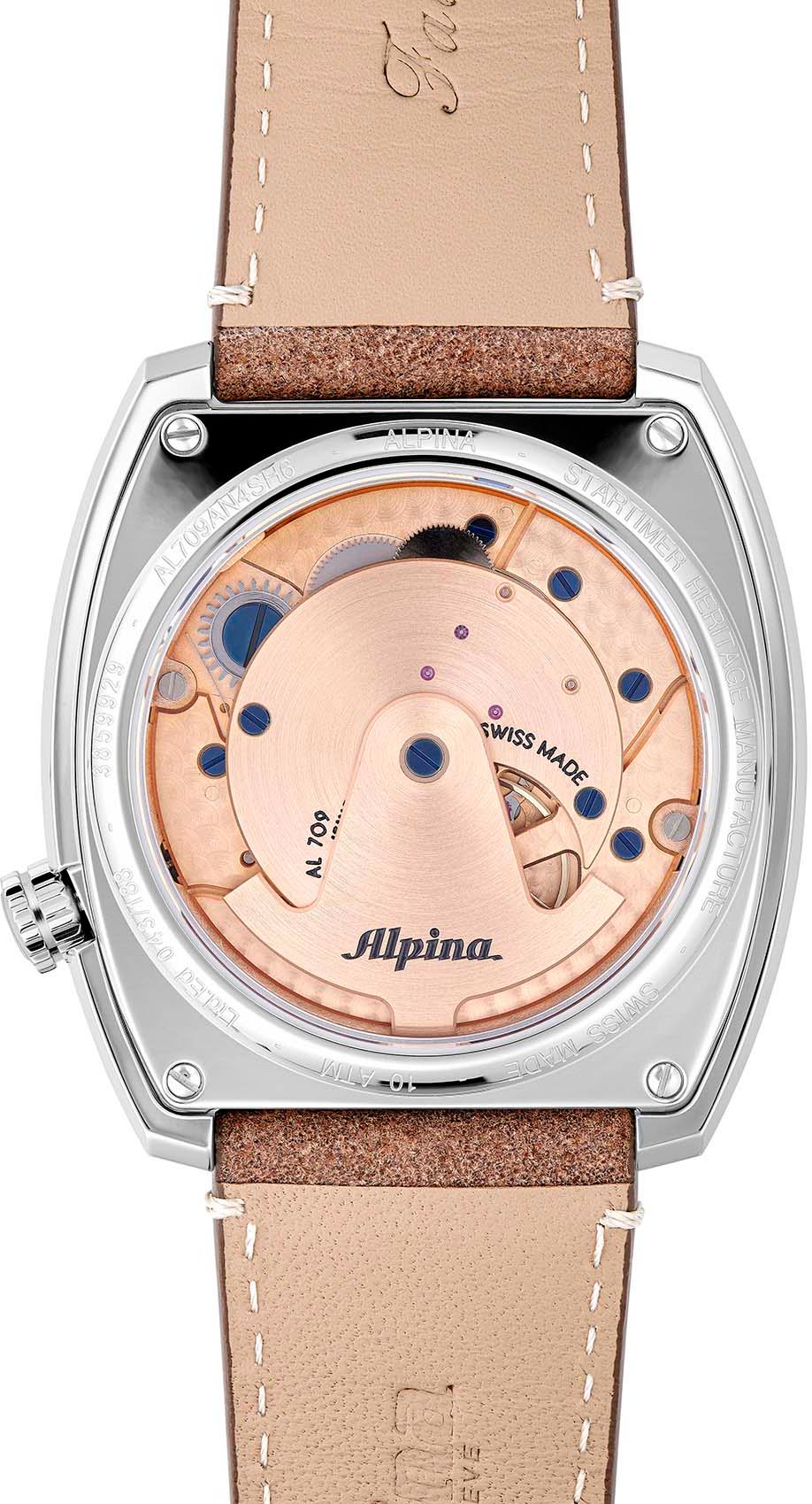 Alpina Geneve PILOT HERITAGE MANUFACTURE AL-709AN4SH6 Heren armbandhorloge