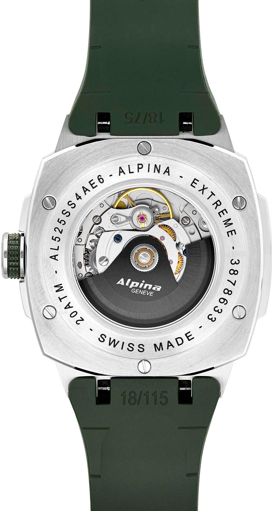 Alpina Geneve EXTREME AUTOMATIC AL-525GR4AE6 Reloj Automático para hombres