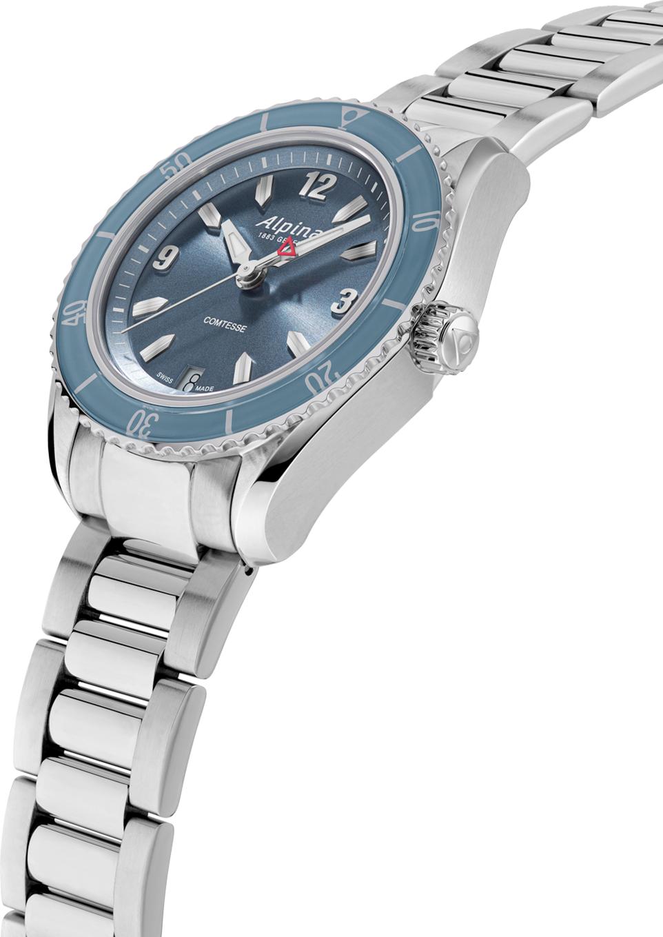 Alpina Geneve ALPINER COMTESSE SPORT QUARTZ AL-240LN3C6B Damenarmbanduhr