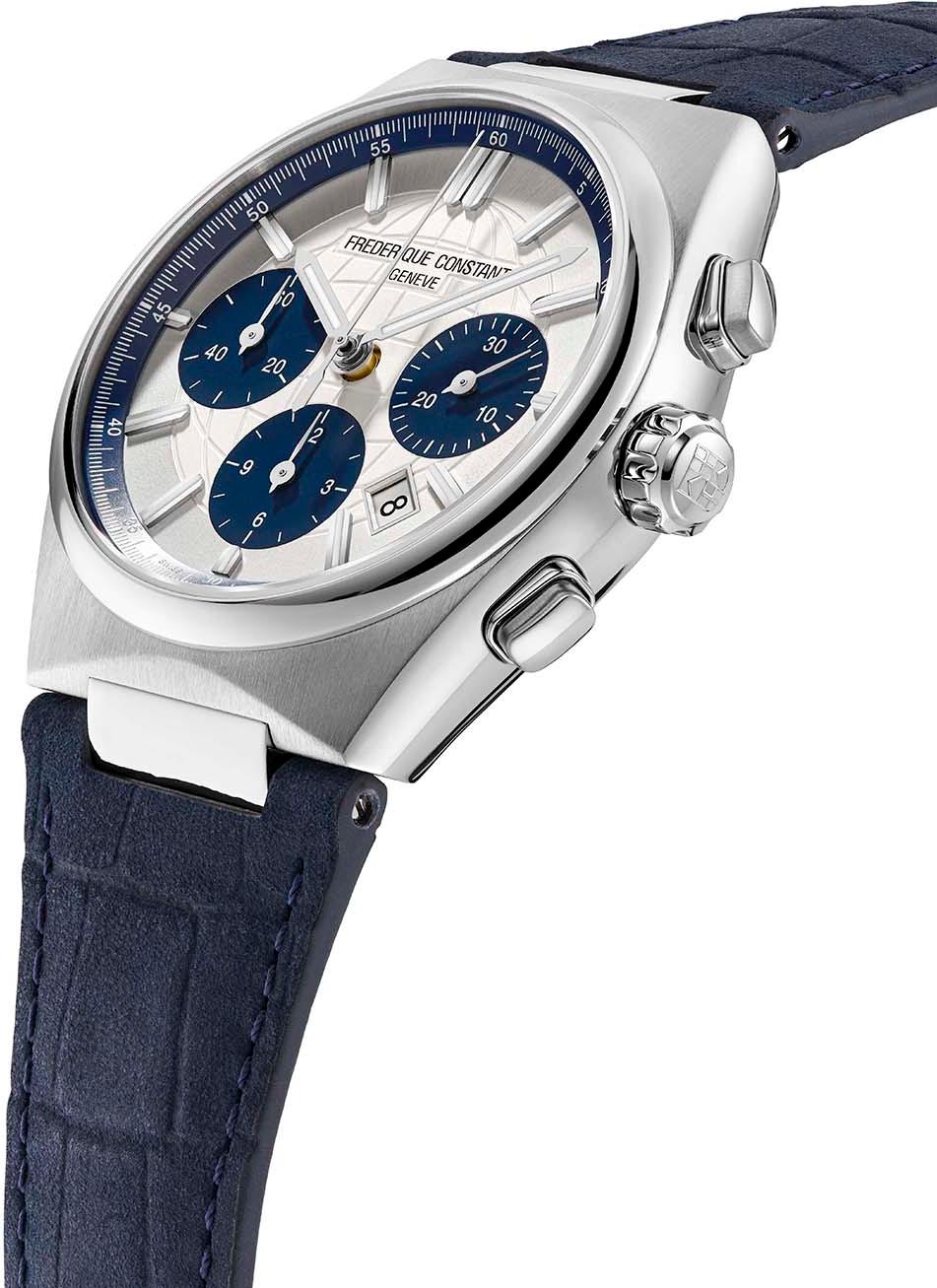 Frederique Constant Geneve Highlife Chronograph FC-391WN4NH6 Herren Automatikchronograph 60h Gangreserve