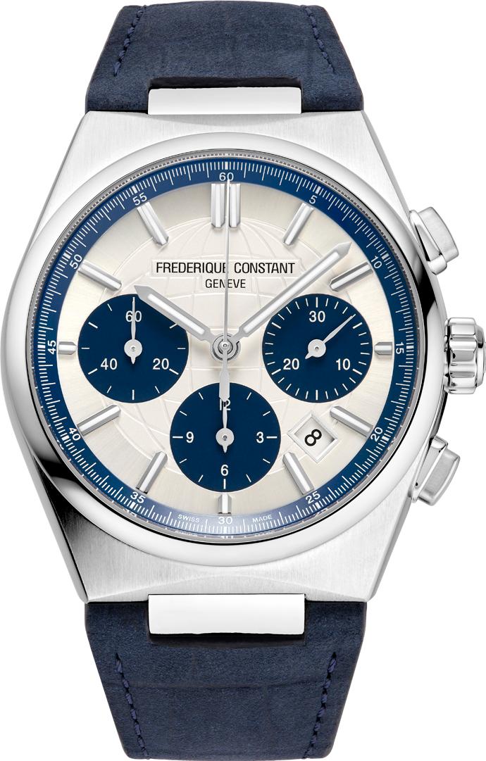 Frederique Constant Geneve Highlife Chronograph FC-391WN4NH6 Herren Automatikchronograph 60h Gangreserve