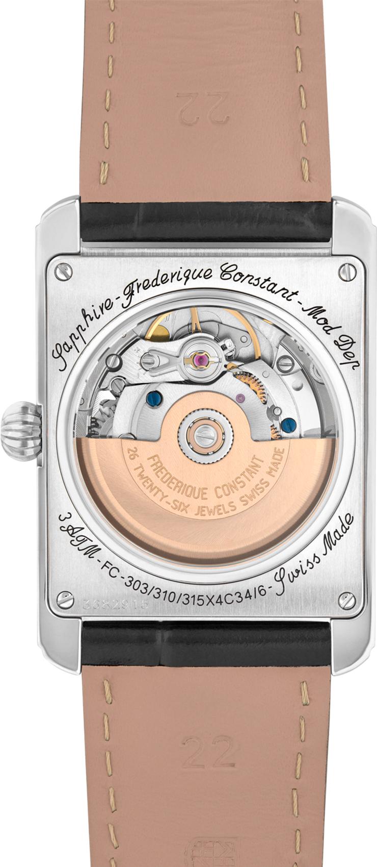 Frederique Constant Geneve Classics Carree Automatic FC-303S4C6 Automatisch horloge voor dames Frederique Constant Geneve Classics Carree Automatic FC-303S4C6 Automatisch horloge voor dames