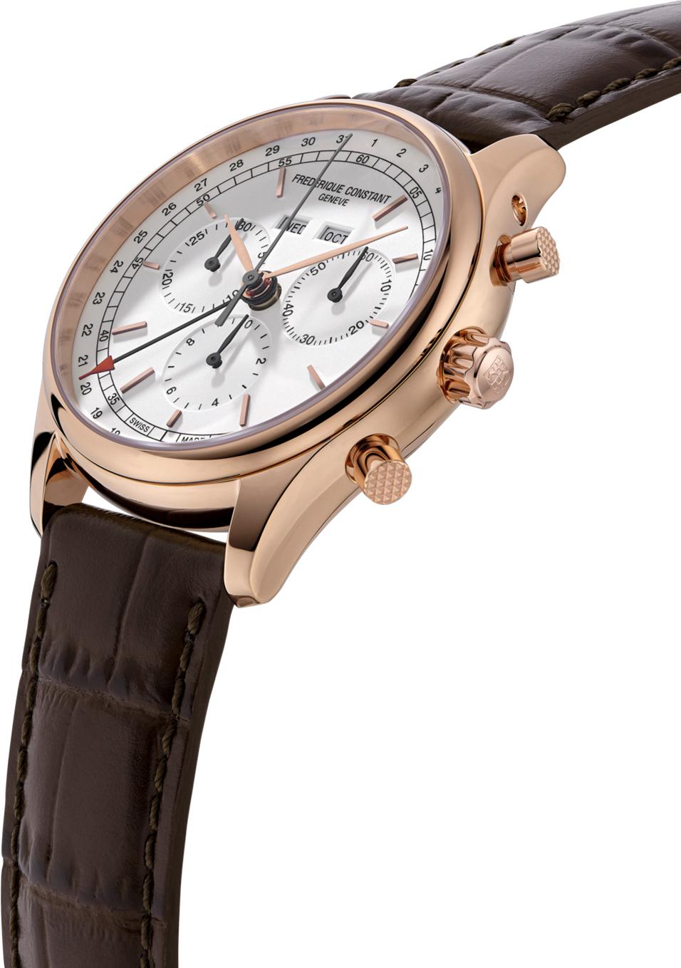 Frederique Constant Geneve Classics Quartz Chrono.Big Date FC-296SW5B4 Herrenchronograph