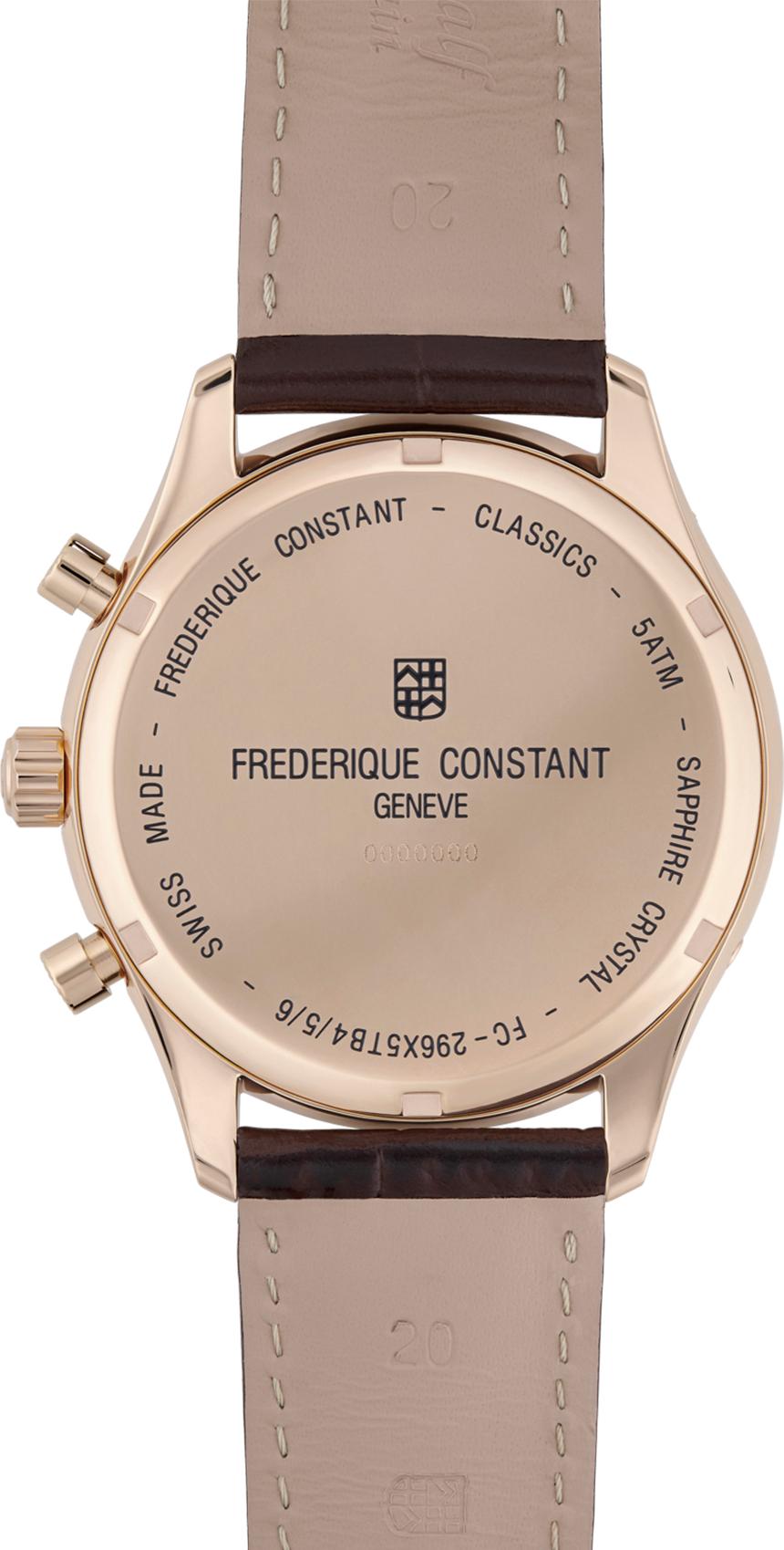 Frederique Constant Geneve Classics Quartz Chrono.Big Date FC-296SW5B4 Herrenchronograph