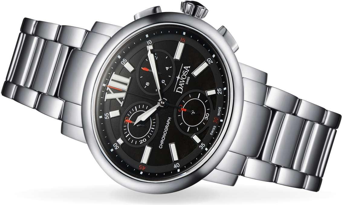 Davosa OVAL EDITION QUARTZ 16857855 Damenchronograph