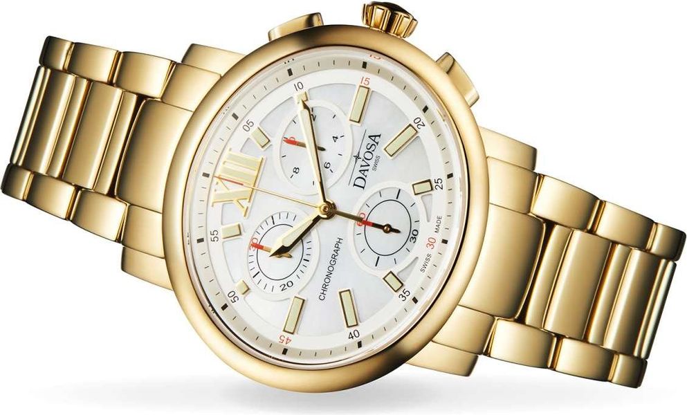 Davosa OVAL EDITION QUARTZ 16857915 Dameschronograaf Davosa OVAL EDITION QUARTZ 16857915 Dameschronograaf