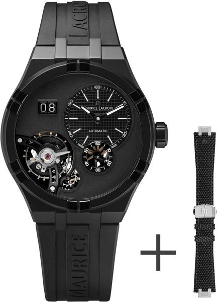 Maurice Lacroix Aikon AI6118-DLB0B-330-2 Reloj Automático para hombres Con pulsera adicional Maurice Lacroix Aikon AI6118-DLB0B-330-2 Reloj Automático para hombres Con pulsera adicional