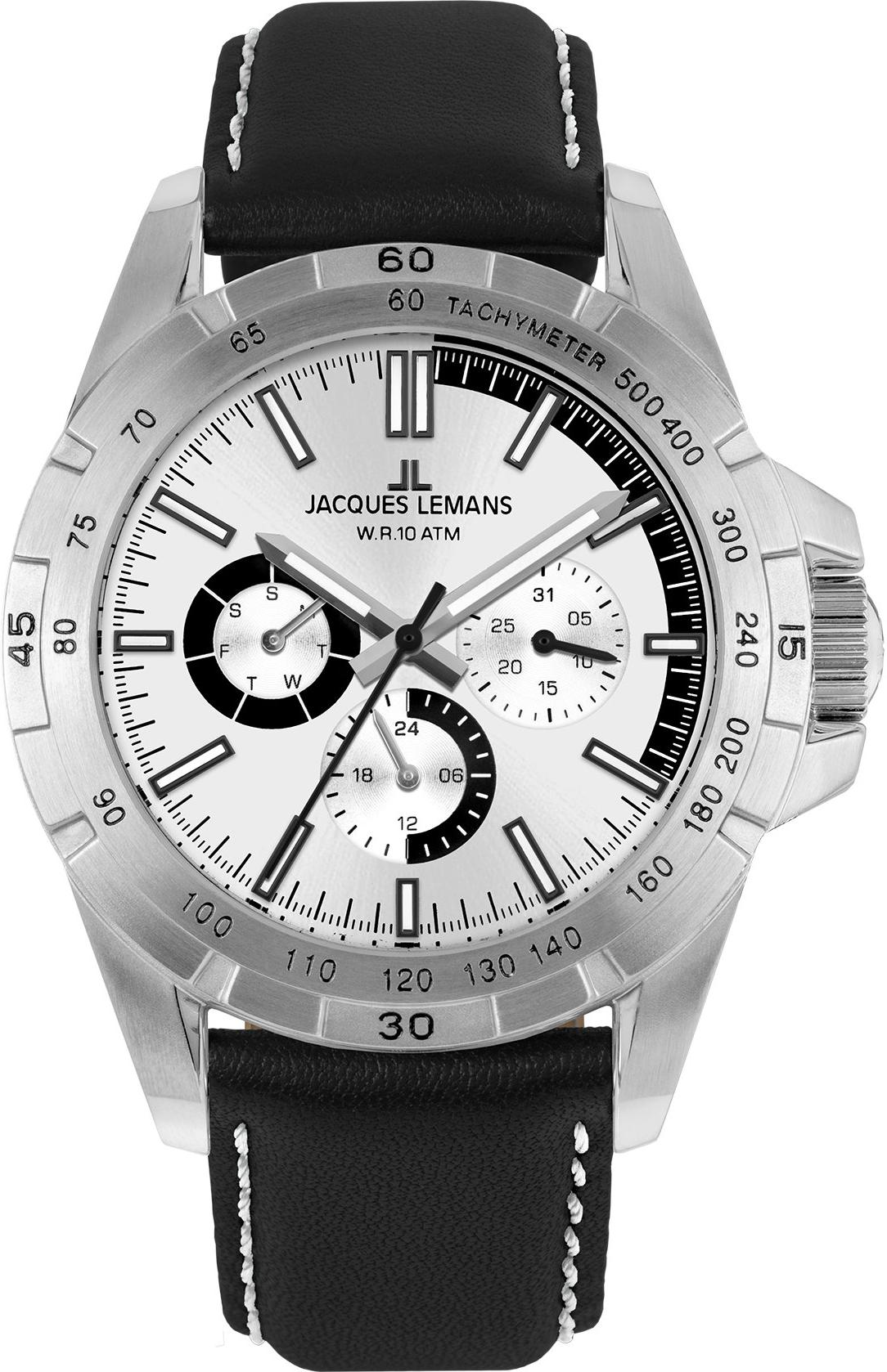 Jacques Lemans Jacques Lemans Sport 42-11B Montre-Bracelet pour hommes