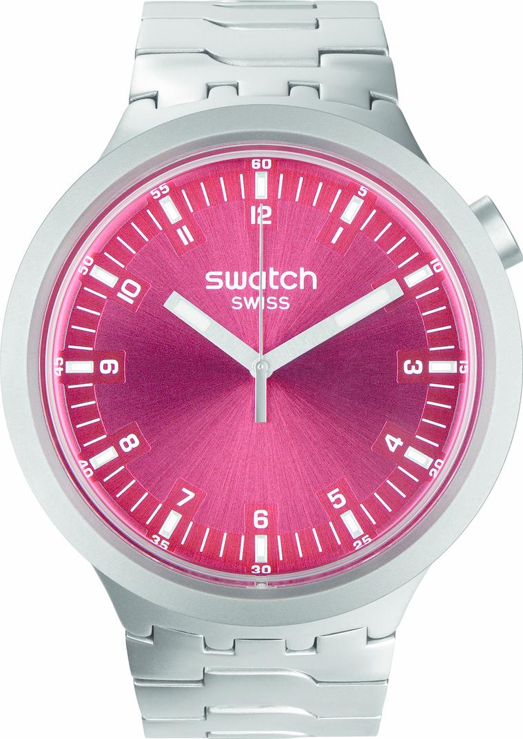 Swatch SCARLET SHIMMER SB07S104G Unisex horloge