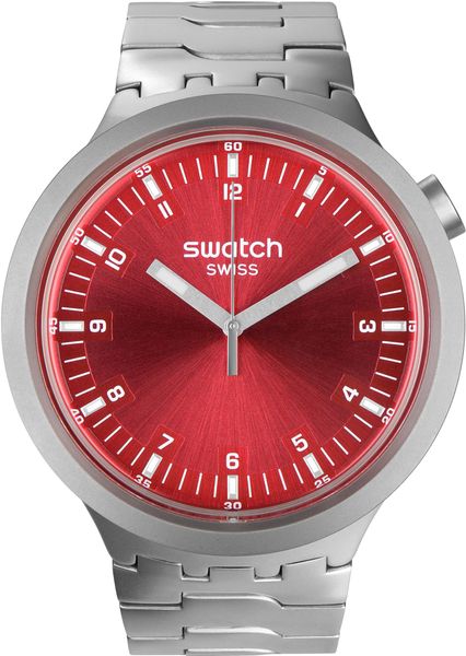 Swatch SCARLET SHIMMER SB07S104G Unisex horloge Swatch SCARLET SHIMMER SB07S104G Unisex horloge