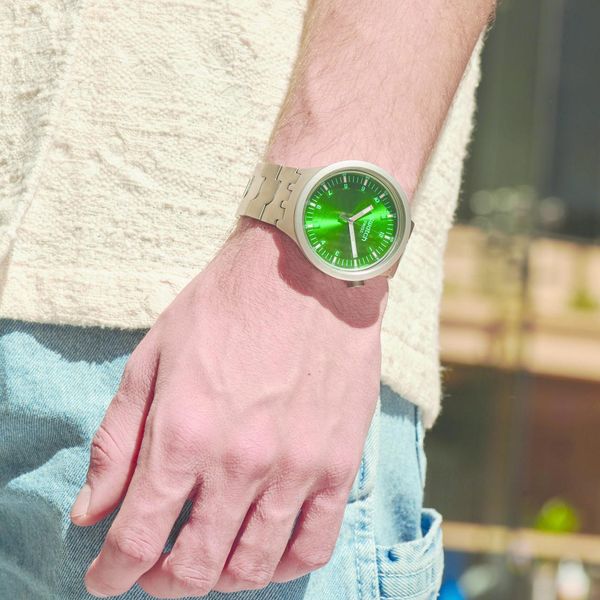 Swatch FOREST FACE SB07S101G Unisex horloge Swatch FOREST FACE SB07S101G Unisex horloge