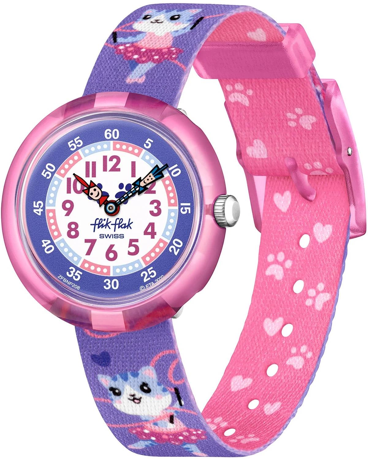 Flik Flak Orologio Per Bambini BFF - Cassa In Plastica Bio-Sourced E Cinturino In Tessuto - 30 Mm