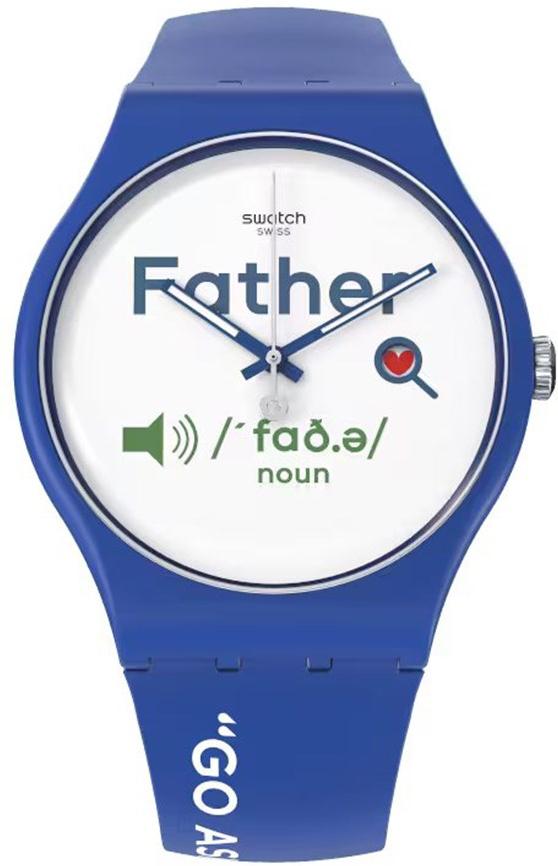 Swatch ALL ABOUT DAD SO29Z704 Heren armbandhorloge